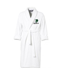 Pakistan Flag Heart Shape Embroidery Logo with Custom Text Embroidered Bathrobes